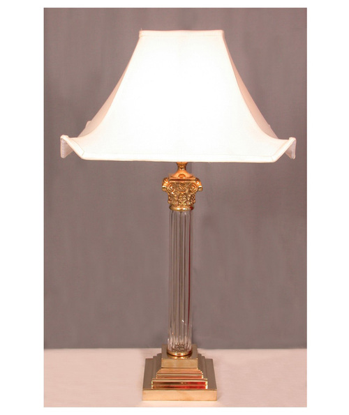 White And Golden Antique Table Lamps