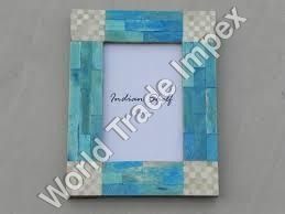 Hand Carved Horn Photo Frame Perfect Binding