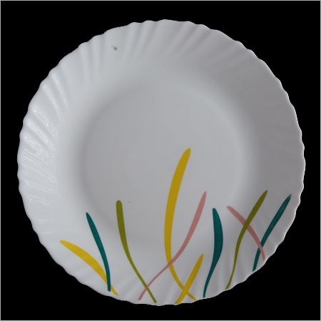 Opal Glass Crockery Plates