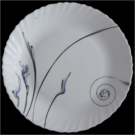 Opalglass Round Crockery Plates