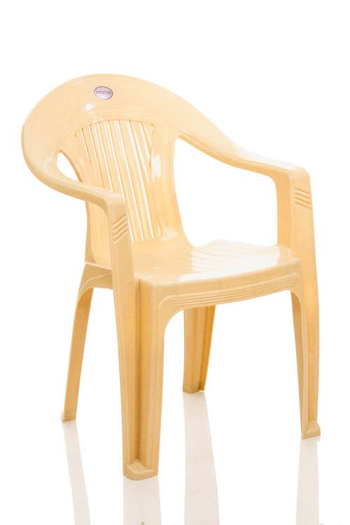 प्लास्टिक मध्यम पीठ की कुर्सियाँ