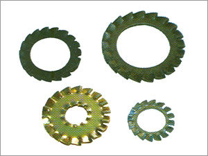 दाँतेदार दांत वाली लॉक वाशर