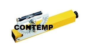 Abney Level - Steel, 5 1/8" Length with 1 1/8" Radius Arc , Manual Operation, 0 to 90 Degree Graduation