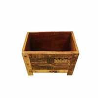 Wooden Carved Open Box