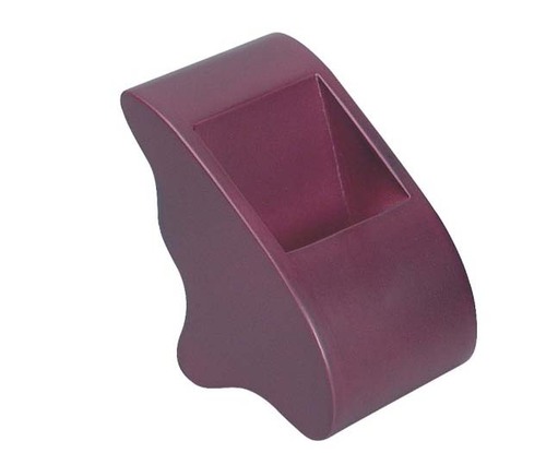 Mobile Stand - Plastic, 4x3x2 Inches | Burgundy, Curved Design, Durable Matte Finish, Compatible with All Smartphones