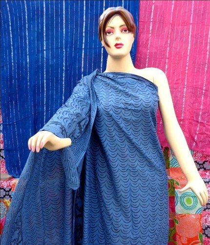 ब्लॉक प्रिंट कॉटन सारंग