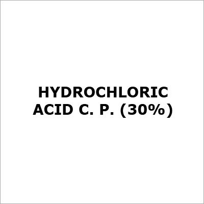 हाइड्रोक्लोरिक एसिड सीपी 30%