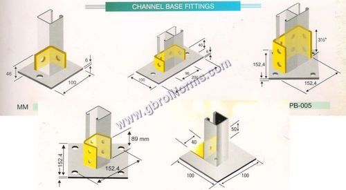 चैनल बेस फिटिंग एप्लीकेशन: कंस्ट्रक्शन