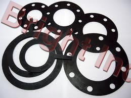 Rubber Packing - Natural Rubber Rings, Black Color, High Quality Customizable Sizes and Quantities