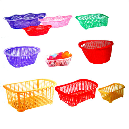 प्लास्टिक की टोकरी