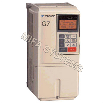 Varispeed G7 Variable Speed Drives - 0.4 KW to 300 KW | White Color, Energy Efficient Design, IP55 Protection Level, Digital Display, 1-Year Warranty