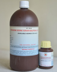 पॉविडोन आयोडीन स्क्रब सॉल्यूशन IP/USP 7.5 % W/V