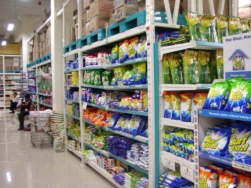Good Quality Single Sided Supermarket Display Rack