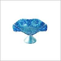 रंगीन सर्विंग ग्लास प्लेट