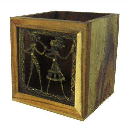 Wooden Pen Holder