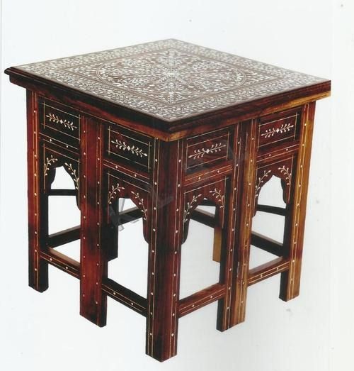 Bone Inlaid Table