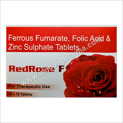 Redrose F Application: Low Levels Of Iron And Folate In The Blood