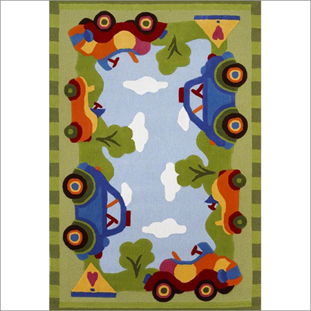 Cartoon Printed Tufted Rug