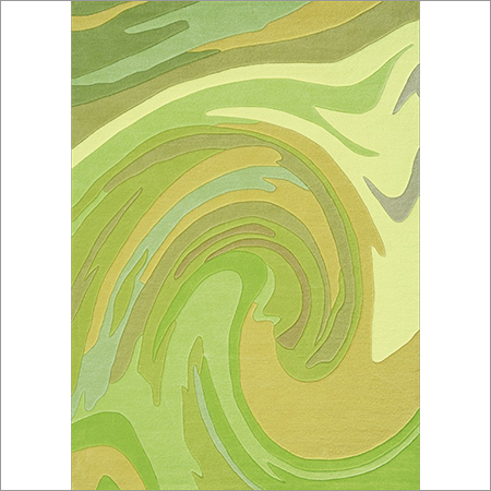 Designer DES Twirl Green Rugs