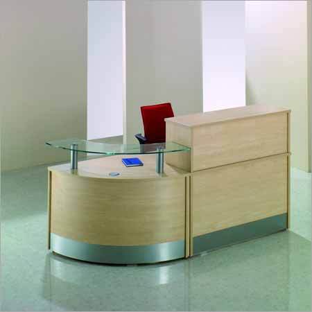 लकड़ी के शिल्प आंतरिक रिसेप्शन टेबल