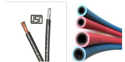 Welding Cables & Hose Pipes - Rubber Material, Multicolour Design | Industrial Use, Durable Fabrication with State-of-the-Art Technology
