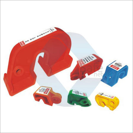 Universal Circuit Breaker Lockout - Plastic, Fits Switches (.30-.60" High & .25" x .44" Thick) | For Safety, Directly Fixes on Switches