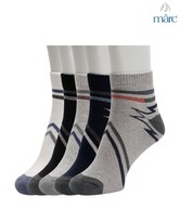 Mens Sport Socks - Cotton Spandex, Size 22-29 cm | Breathable, Knitted Pattern, Washable, Middle Elasticity, Suitable for All Seasons