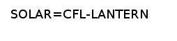 सौर CFL लालटेन
