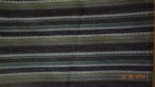 चेकर्ड पर्दा कपड़ा