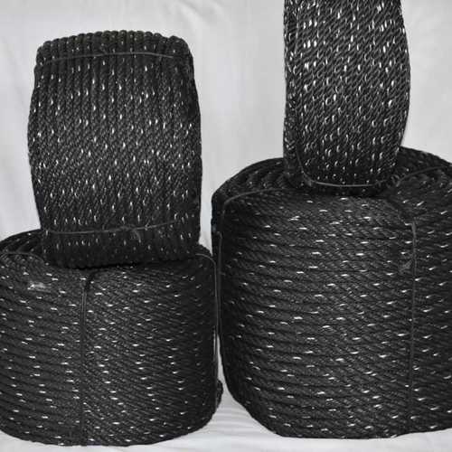 काला ब braided रस्सी