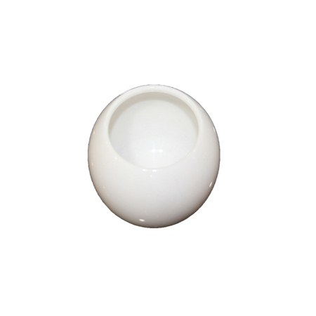 Marble T Light - Handmade Polished Marble, Various Sizes, White | Elegant Curved Design, Ambient Lighting