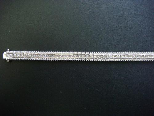 सफ़ेद सोने की हीरे की कंगन