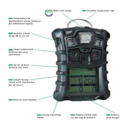 Altair 4X Multiple Gas Detector 