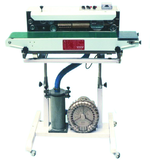 Continous Pouch Sealer With Air Filling