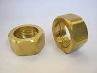 पीतल की हेक्स चेक नट