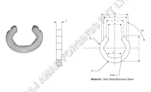 Circlip For Forged Link Application: Auto Parts