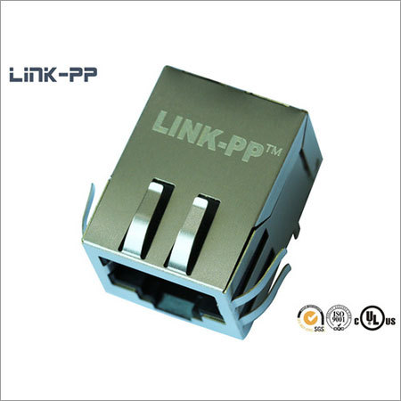 10 /100Base-T टैब-डाउन RJ45 कनेक्टर जिनमें एलईडी नहीं हैं