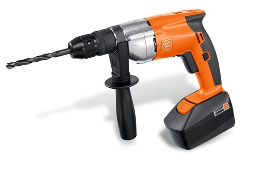 Battery-powered hand drill for up to 10 mm