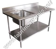 Stainless Steel Sink Tables Application: In Hotels