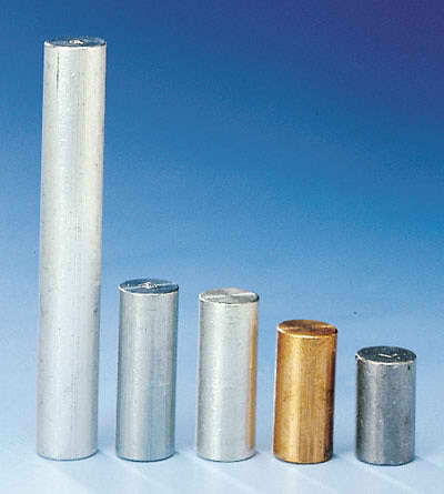Brass And Stailness Steel Cylinders Set Equal In Mass