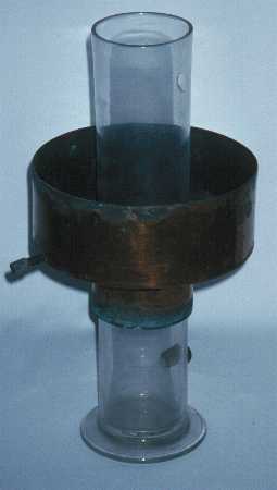Hope's Apparatus - Iron Sheet Cylinder with Thermometer Tubulatures, 150 mm Dia x 300 mm Height | Glass and Steel Material, Laboratory Usage, Includes Bungs and Thermometers
