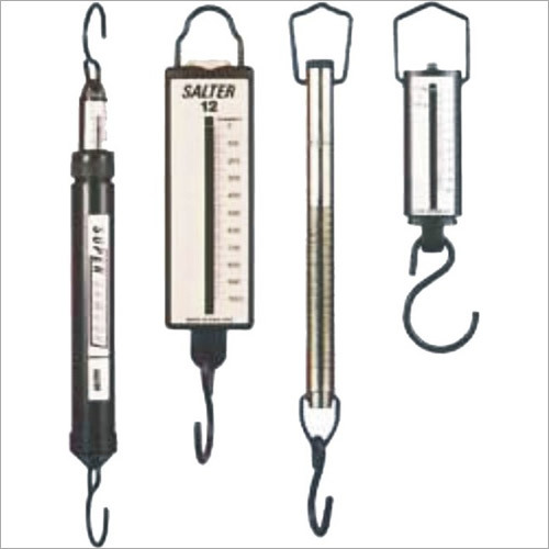 SPRING BALANCE, TUBULAR - Brass Barrel Precision, Adjustable Zero, 100g to 2000g Range | Stainless Steel & Plastic, Laboratory Use