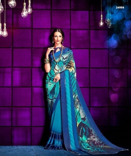 Multi Printed Saree