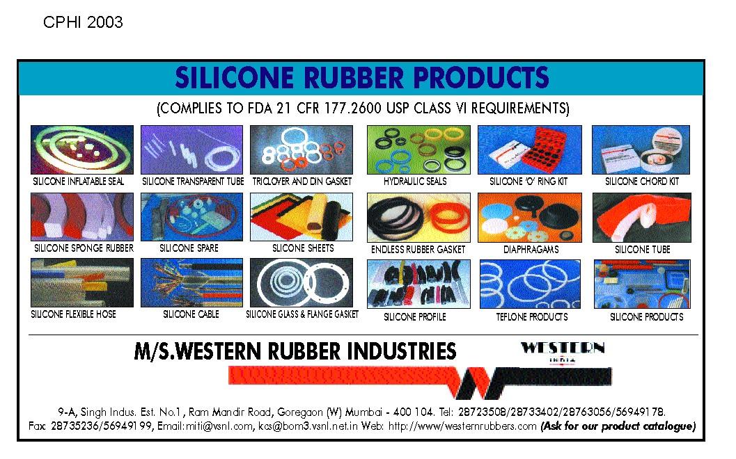 silicone rubber spare for used in pharma,medical and hospital ind