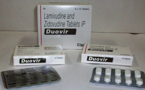 Duovir Lamivudine 150mg + Zidovudine 300mg Tablets