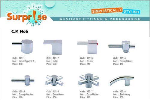 स्टेनलेस स्टील के नल के हैंडल