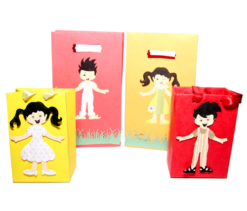 D Cut Gift Bags