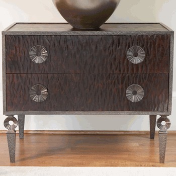 Industrial Iron Side Board