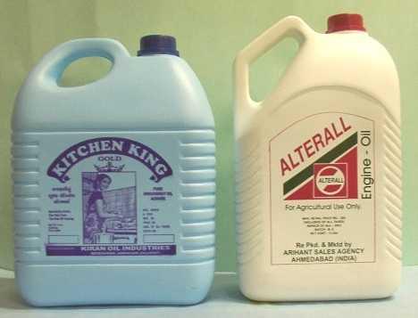 HDPE जेरिकेन 1LTR. से 5LTR. तक।
