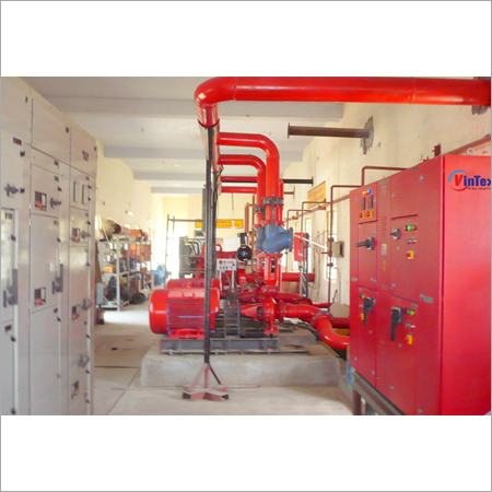 Fire Fighting System - Mild Steel, Red Color | High Performance, Long Service Life, Negligible Maintenance